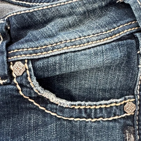 Silver Jeans Dark Blue Skinny Jeans - Picture 5 of 9